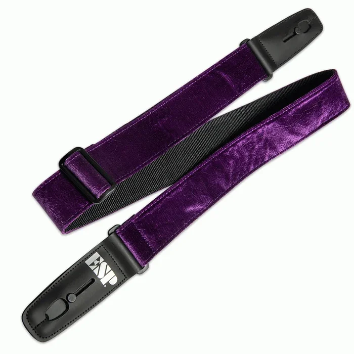 ESP Lock It Strap 2” Crushed Velvet Purple