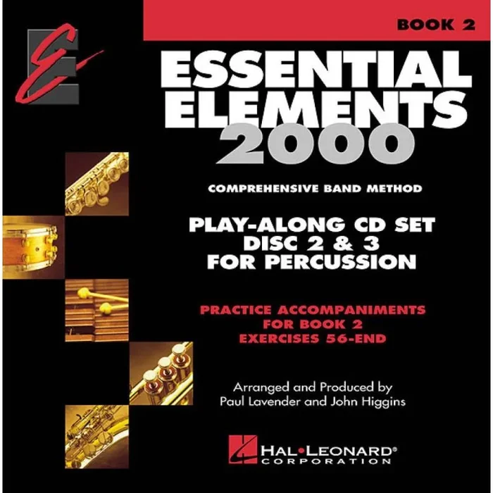 Essential Elements for Band – Book 2 – CDs Perc.