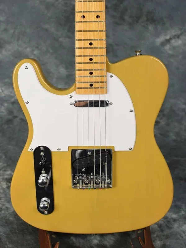 Essex TL Style Left Handed Electric Guitar Butterscotch Blonde