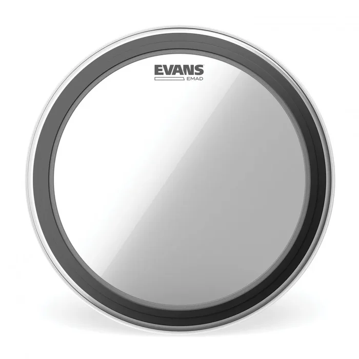 Evans 16″ EMAD Batter Clear Tom Collar Drumhead