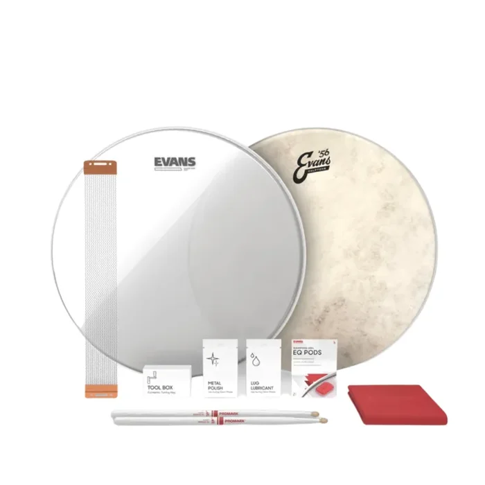 Evans Calftone Snare Tune Up Kit Drum Head Set