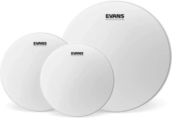 Evans G1 Coated Tom Pack Heads 10″, 12″, 14″