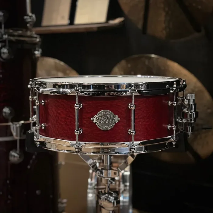 Evetts 14×5.5″ Spotted Gum Snare Drum 1086