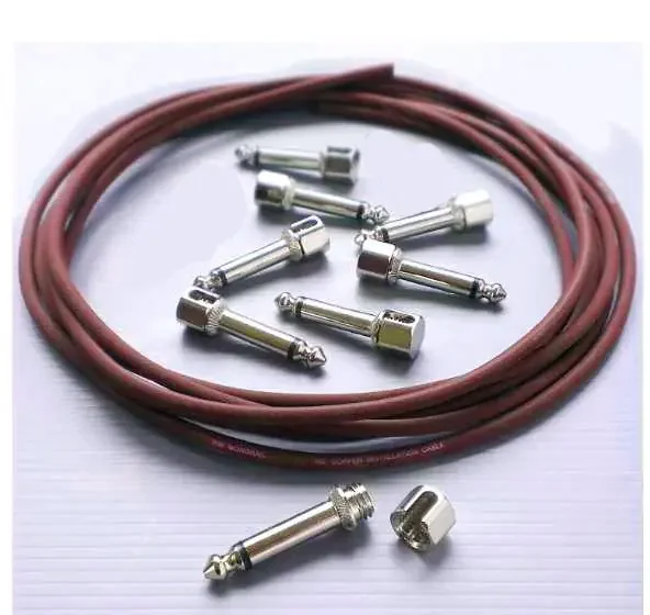 Evidence Audio 5ft Monorail (burgundy) & 8 SIS Angle Plugs