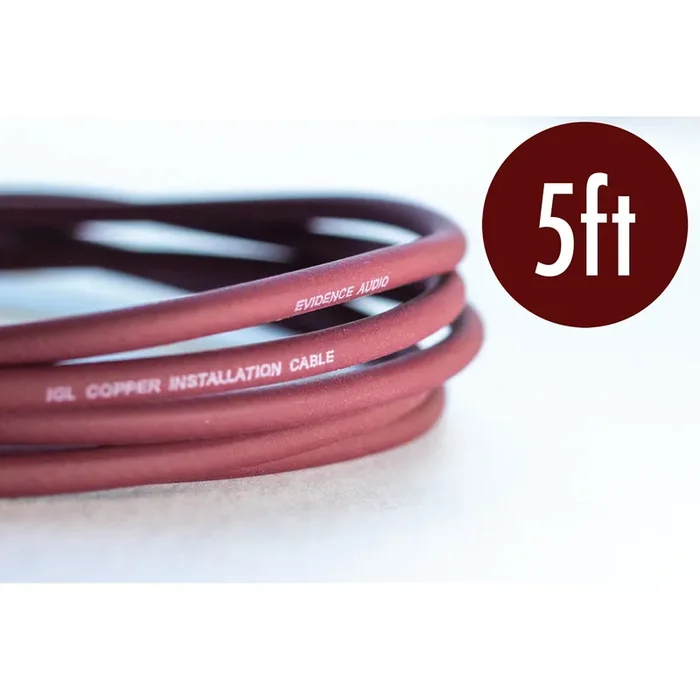 Evidence Audio Monorail 5ft of Cable – Burgundy