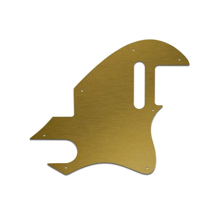 F Hole Tele – Brushed Gold