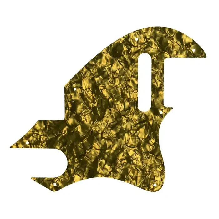 F Hole Tele – Gold Pearl Black/White/Black Lamination