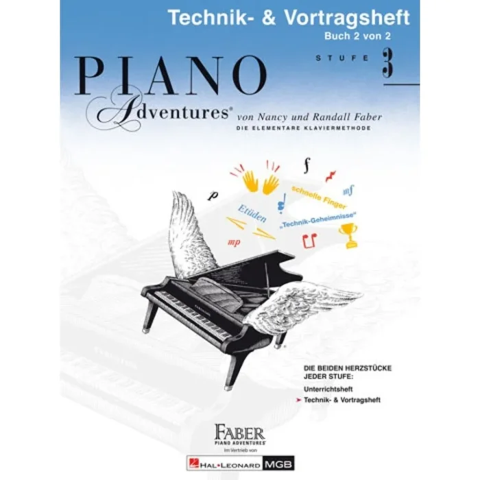 Faber & Faber – Piano Adventures: Technik- & Vortragsheft Stufe 3