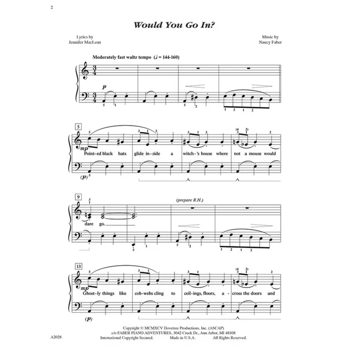 Faber, Nancy – Would You Go In?