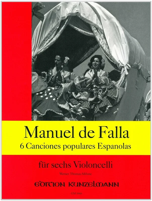 Falla: 6 canciones populares españolas (arr. for 6 cellos)