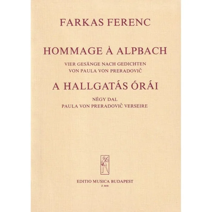 Farkas, Ferenc – Hommage a Alpbach