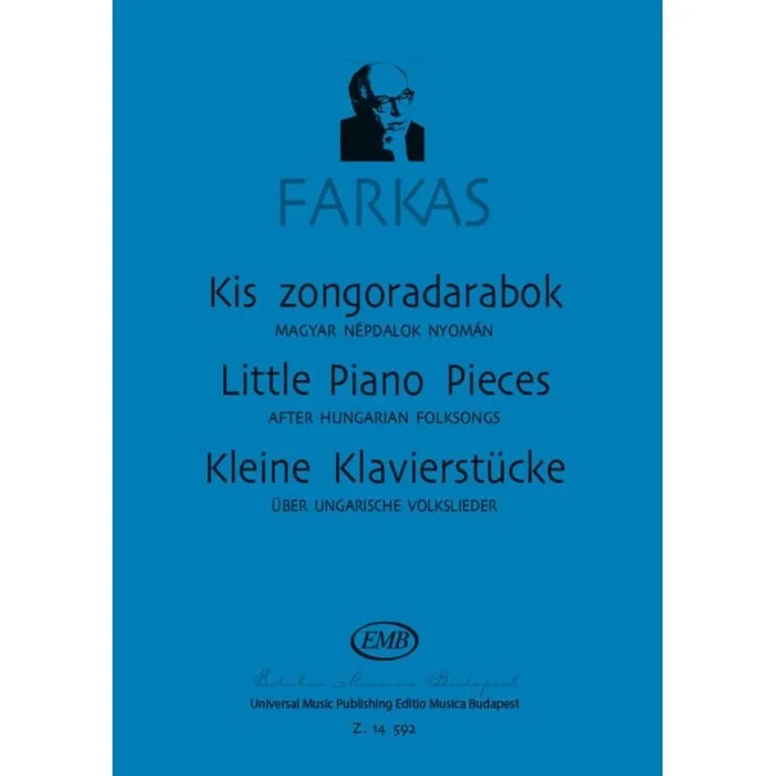 Farkas, Ferenc – Little Piano Pieces Hungarian Folksongs