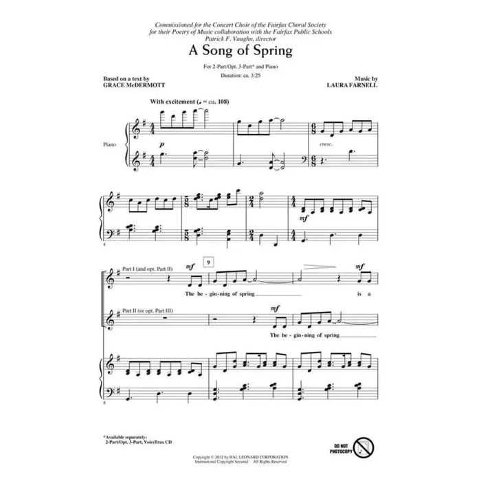 Farnell, Laura – A Song of Spring