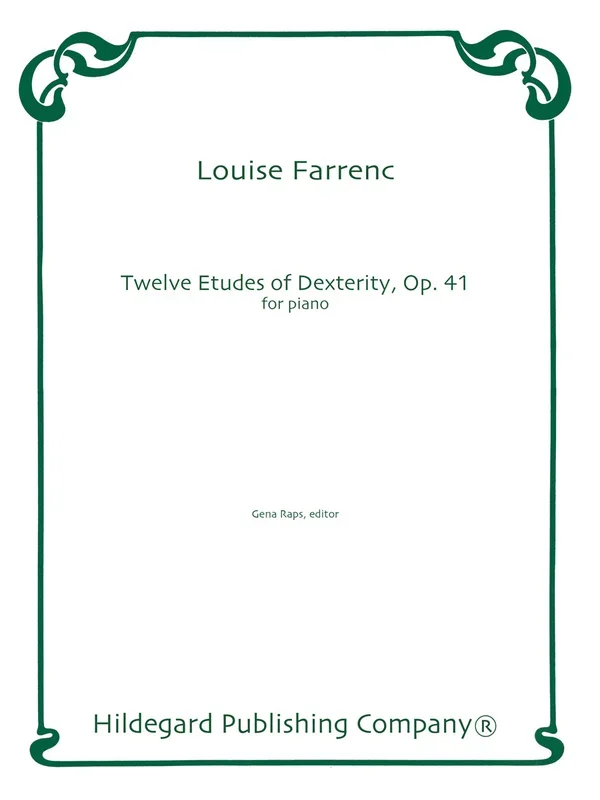 Farrenc: 12 Etudes of Dexterity, Op. 41