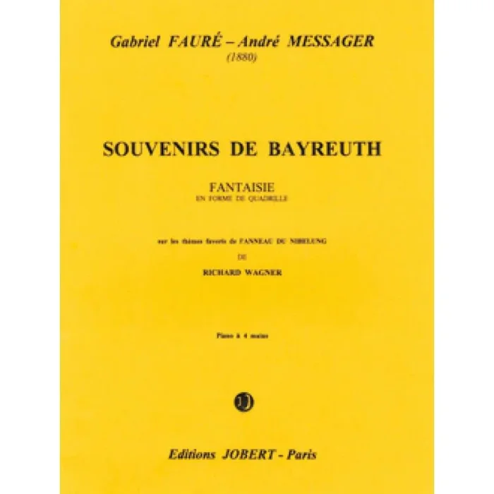 Fauré & Messager – Souvenirs de Bayreuth