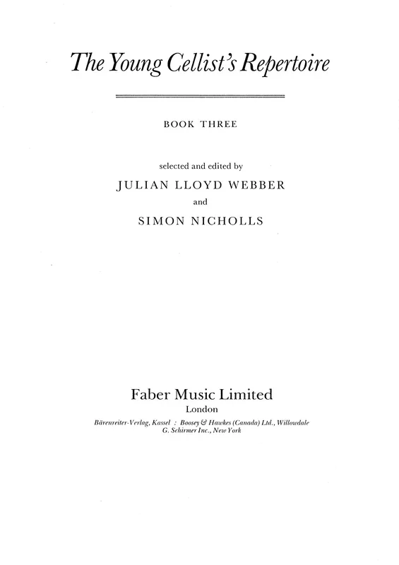 Felix Mendelssohn : Felix Mendelssohn : Song Without Words (Op.38, No.2) – Piano, Cello – Faber Digital