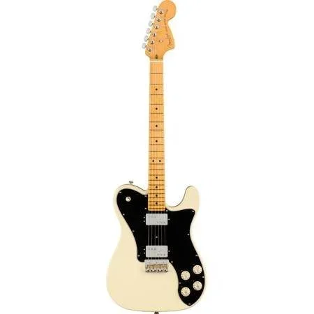 FENDER 0113962705 American Professional II Series Telecaster Deluxe Electric Guitar ( Olympic White )