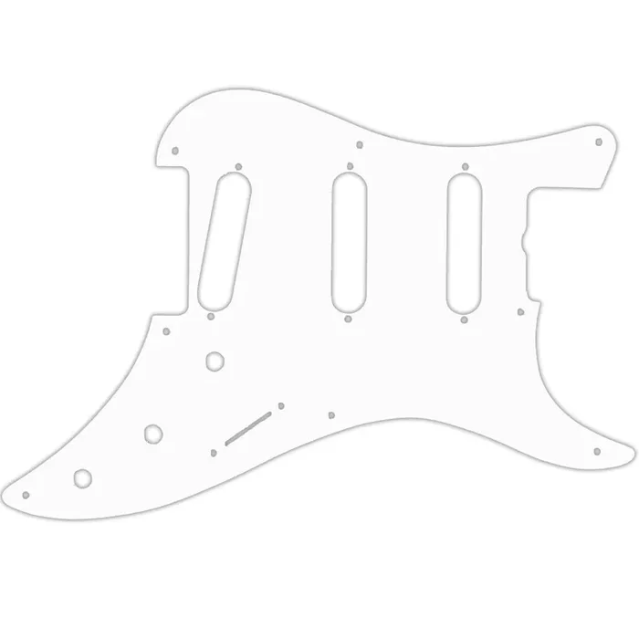 Fender 1983 Bullet Deluxe S-3 – Thin Shiny White .060″ / 1.52mm Thickness, No Bevelled Edge