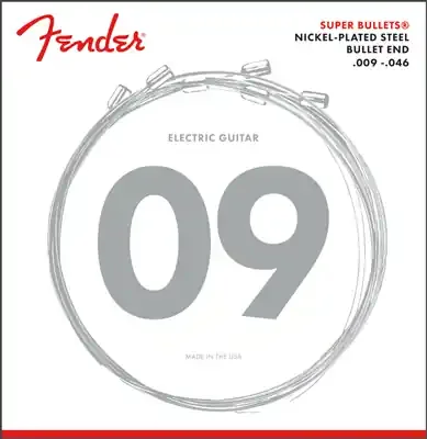 Fender 3250LR Super Bullet Nickel Electric Guitar Strings – 9-46