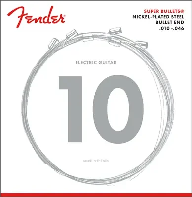 Fender 3250R Super Bullet Nickel Electric Guitar Strings – 10-46