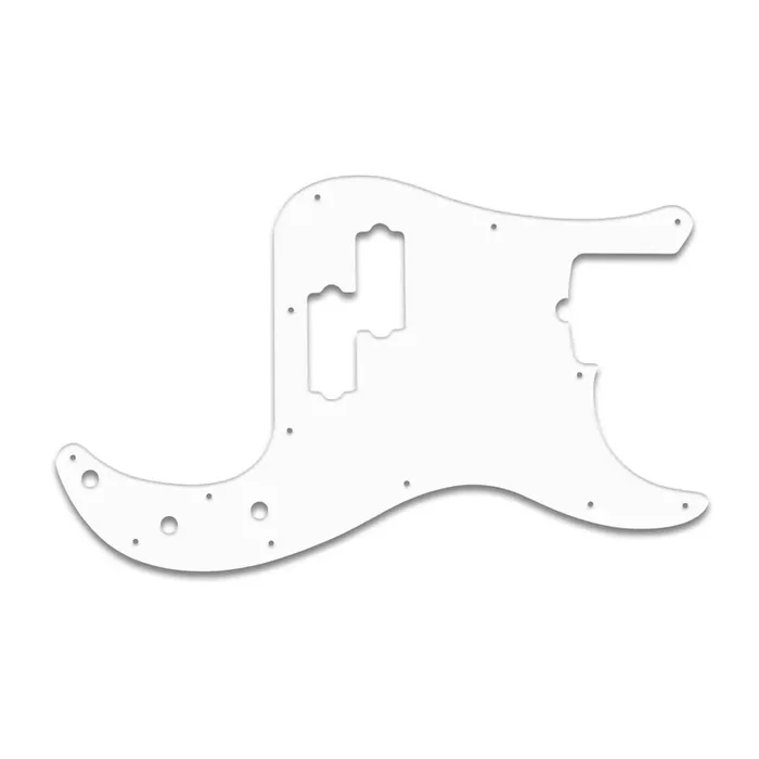 Fender American 5 String P Bass – Thin Shiny White .060″ / 1.52mm Thickness, No Bevelled Edge