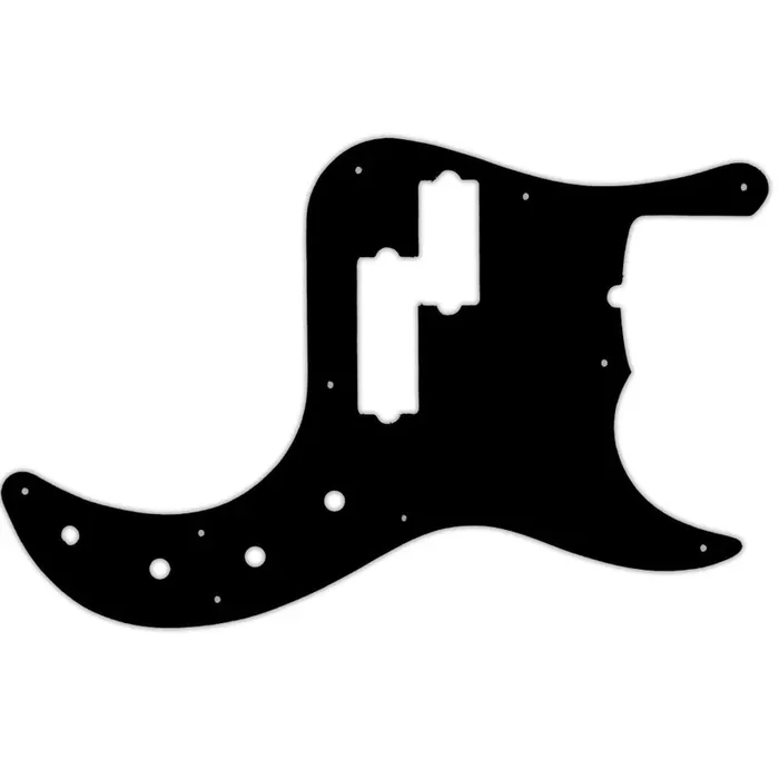 Fender American Deluxe 5 String Precision Bass – Solid Shiny Black .090″ / 2.29mm thick, with bevelled edge