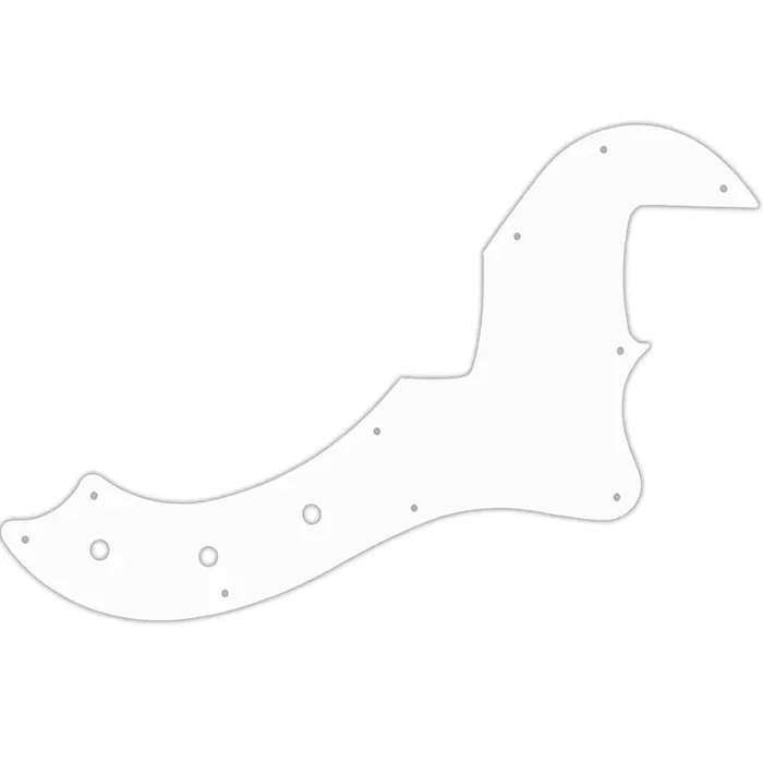 Fender American Standard Dimension Bass IV – Solid Shiny White .090″ / 2.29mm thick, with bevelled edge