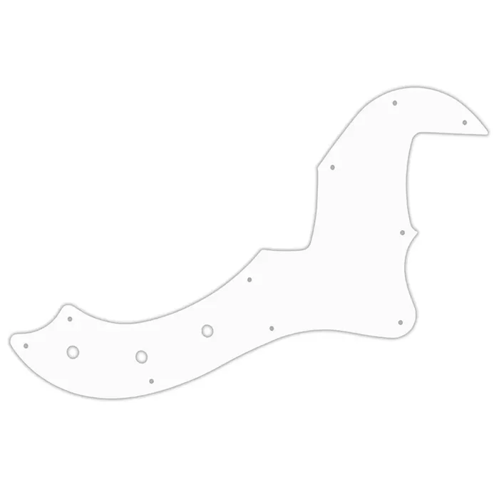 Fender American Standard Dimension Bass V – Thin Shiny White .060″ / 1.52mm Thickness, No Bevelled Edge