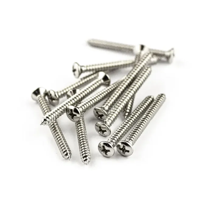 Fender American Standard Guitar/Bass Neck Plate Mounting Screws, 12-Pack