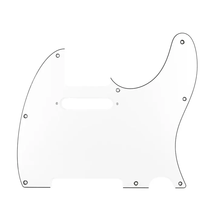 Fender American Standard Telecaster Pickguard, 3-Ply White