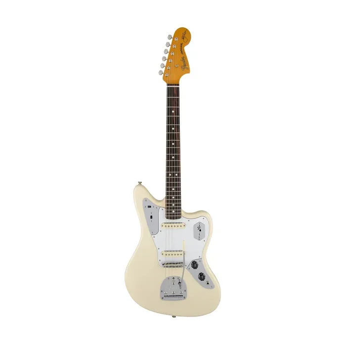 Fender Artist Johnny Marr Jaguar Electric Guitar, RW FB, Olympic White