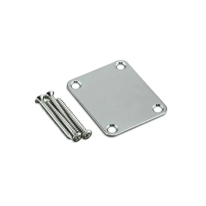 Fender Replacement 4 Hole Neck Plate with Neck Screws