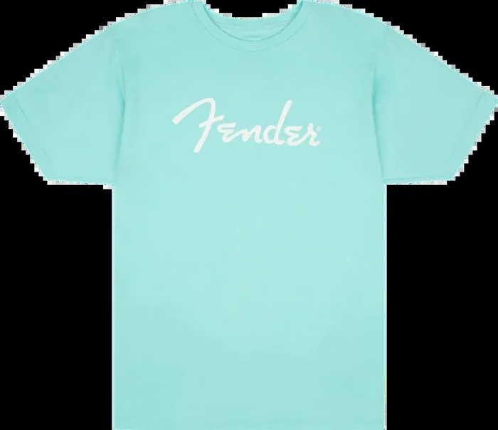 Fender Spaghetti Logo Tee – Daphne Blue