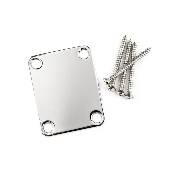 Fender Vintage-Style Chrome 4-Bolt Guitar Neck Plate