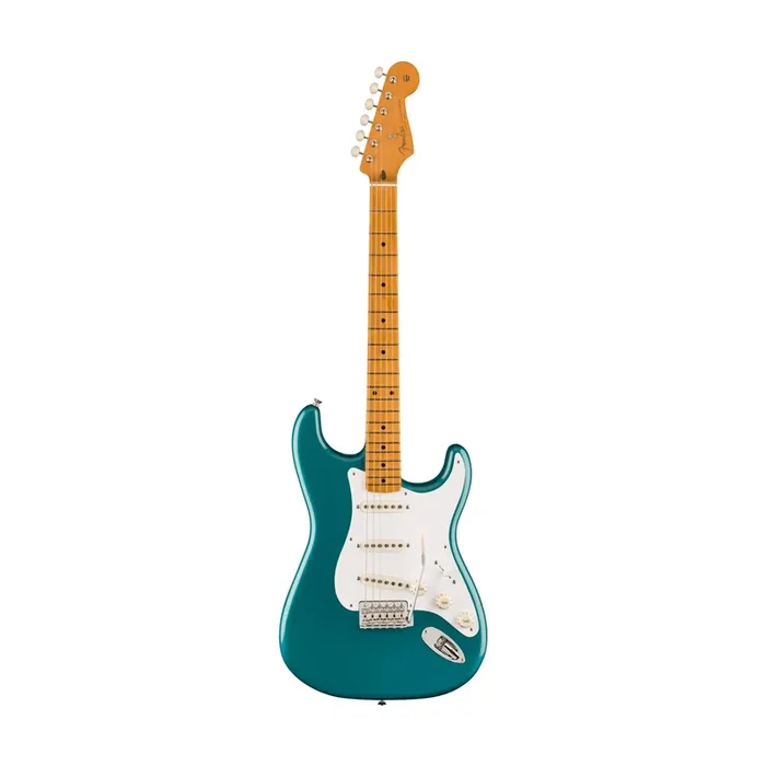 Fender Vintera II 50s Stratocaster Electric Guitar, Maple FB, Ocean Turquoise