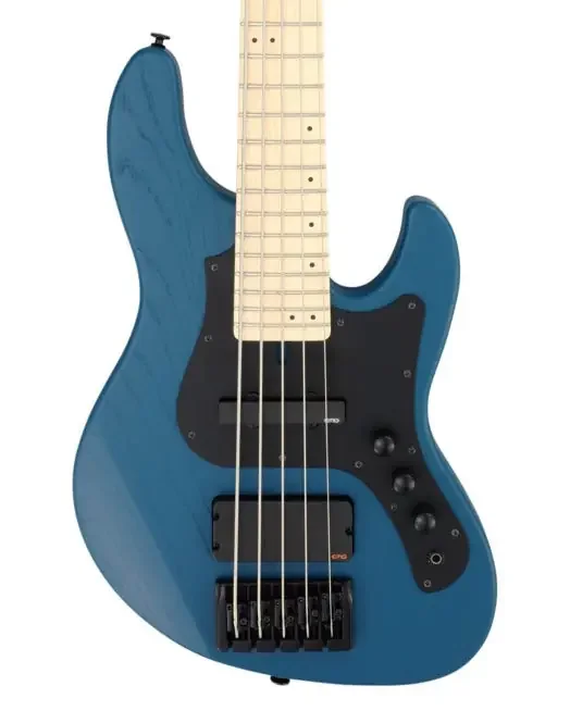 FGN J-Standard Mighty Jazz 5-String – Open Pore Blue