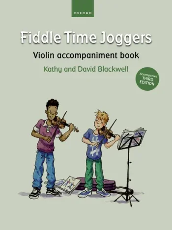 Fiddle Time Joggers Book 1 Violin Accompaniment Book (Third Edition) (OUP)