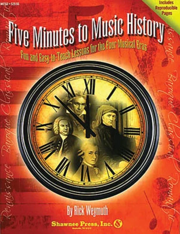 Five Minutes To Music History Easy Teach Lessons Book
