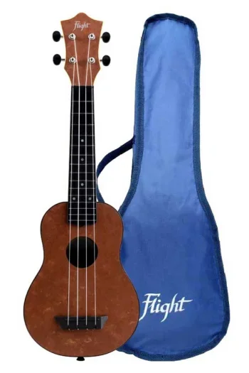 Flight TUS65 Shimmer Travel Uke – Copper