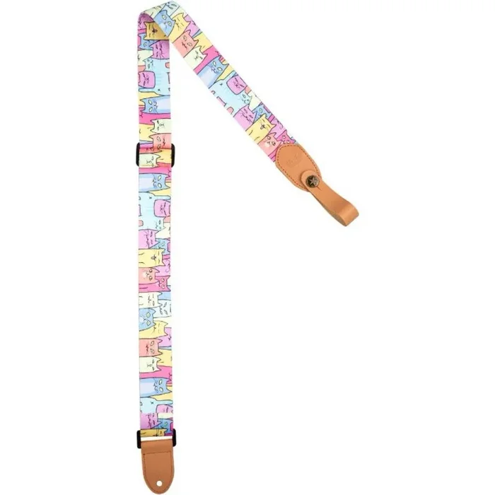 Flight Ukulele Strap – Kitty Pastel