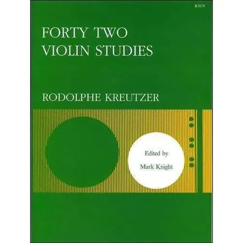 Forty Two Violin Studies – Kreutzer