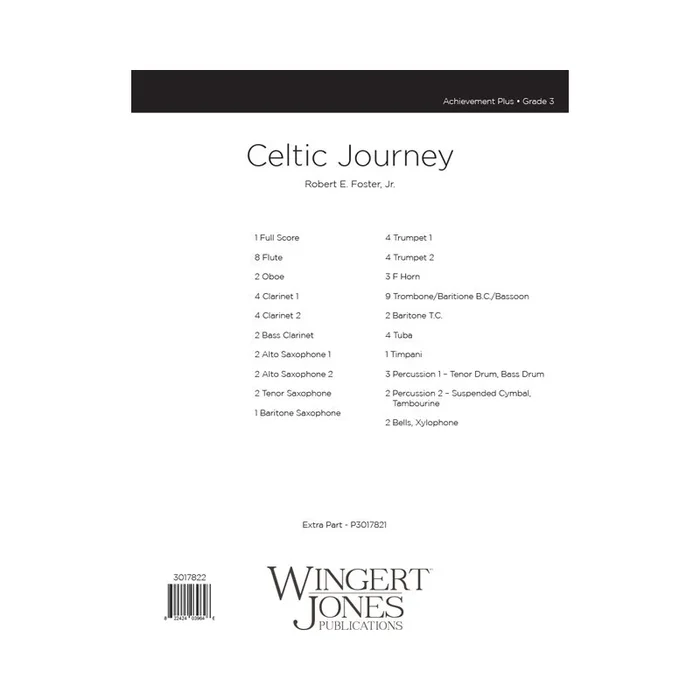 Foster Jr, Robert E. – Celtic Journey – Full Score