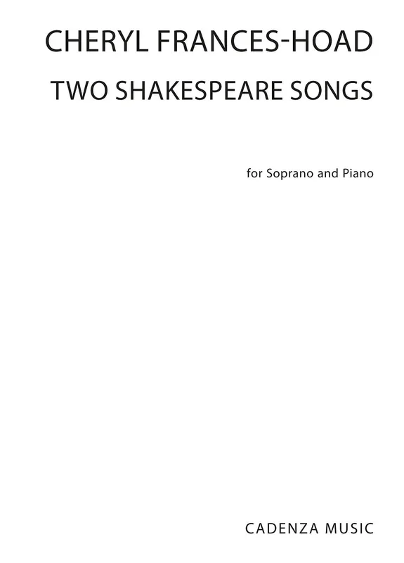 Frances-Hoad: Two Shakespeare Songs