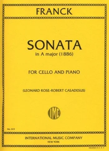 Franck : Sonata: A Major: Cello (International)