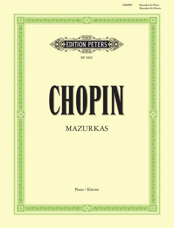 Frederic Chopin : Frederic Chopin : Mazurkas Op. 24 No. 2 – Piano – Faber Digital