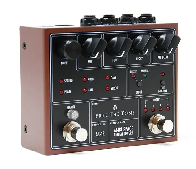 Free The Tone AS-1R Ambi Space Digital Reverb Pedal