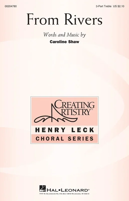 From Rivers 3 Part Treble (Octavo)