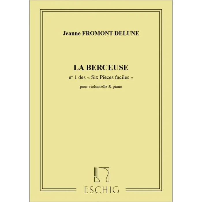 Fromont-Delune, J. – Delune La Berceuse Vlc-Piano