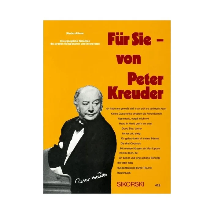 Für Sie – von Peter Kreuder