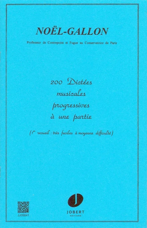 Gallon: 100 One-part Progressive Musical Dictations – Book 1 (Very Easy to Medium Difficult)